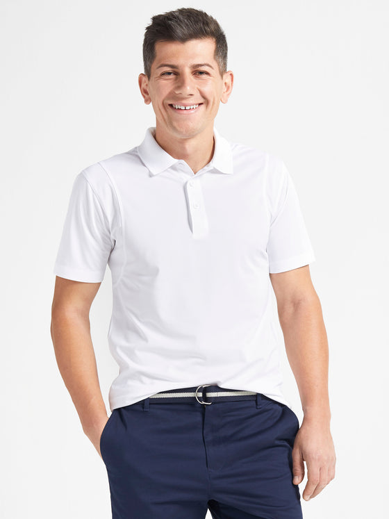 Men's Dri-Fit Performance Polo - White