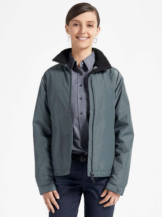 Ladies' Challenger II Jacket - Steel Grey/True Black