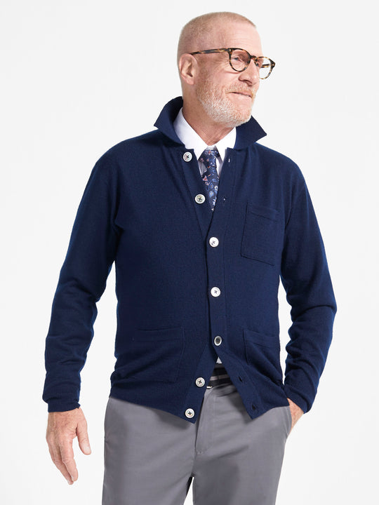 Men's Ace Cardigan - Navy