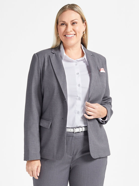 Ladies' Metro II Blazer - Empire Grey