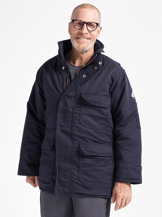 Men's Flame Resistant Parka - Navy