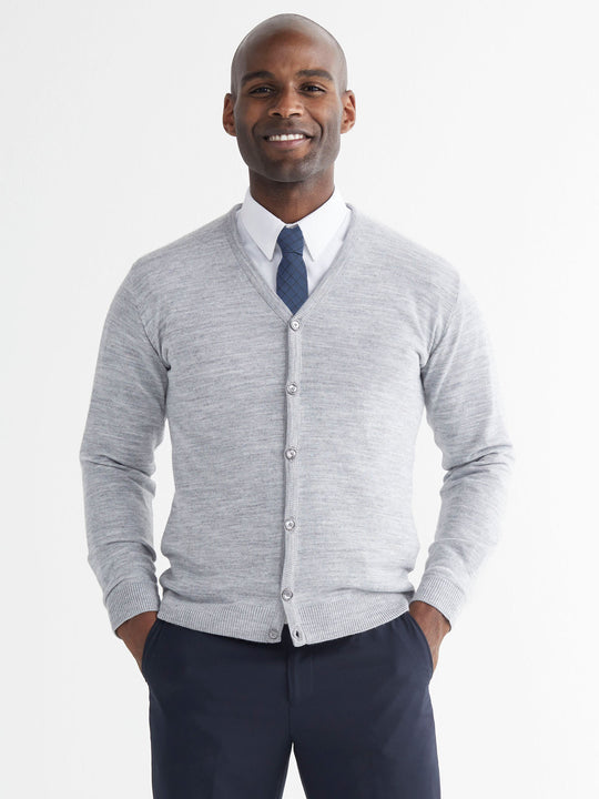 Men's Rogers Cardigan - Heather Grey