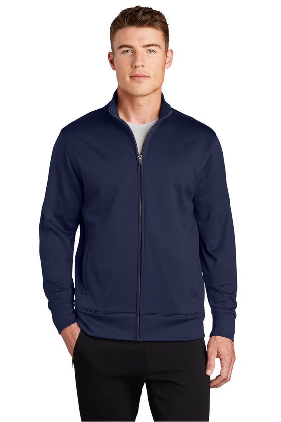 Fleece Full-Zip Jacket - Navy