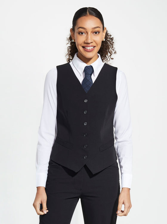 Ladies' Banquet Vest - Black