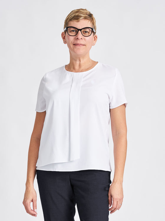 Ladies' Panel Blouse - White